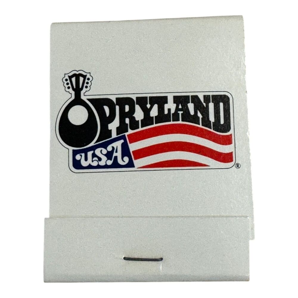 Universal Match Corp Opryland USA Nashville TN Vintage Full Theme Park Matchbook